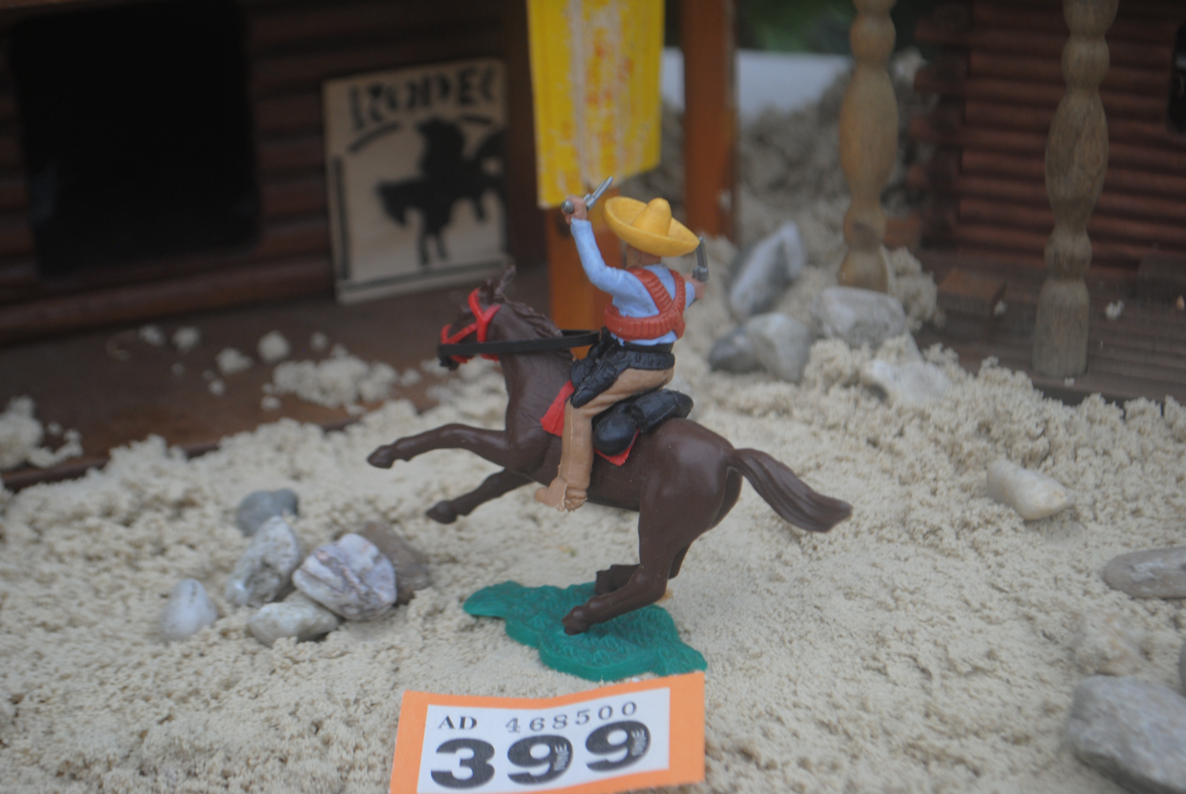 Timpo Toys O.399 Mexican Riding on Horse 2nd version 