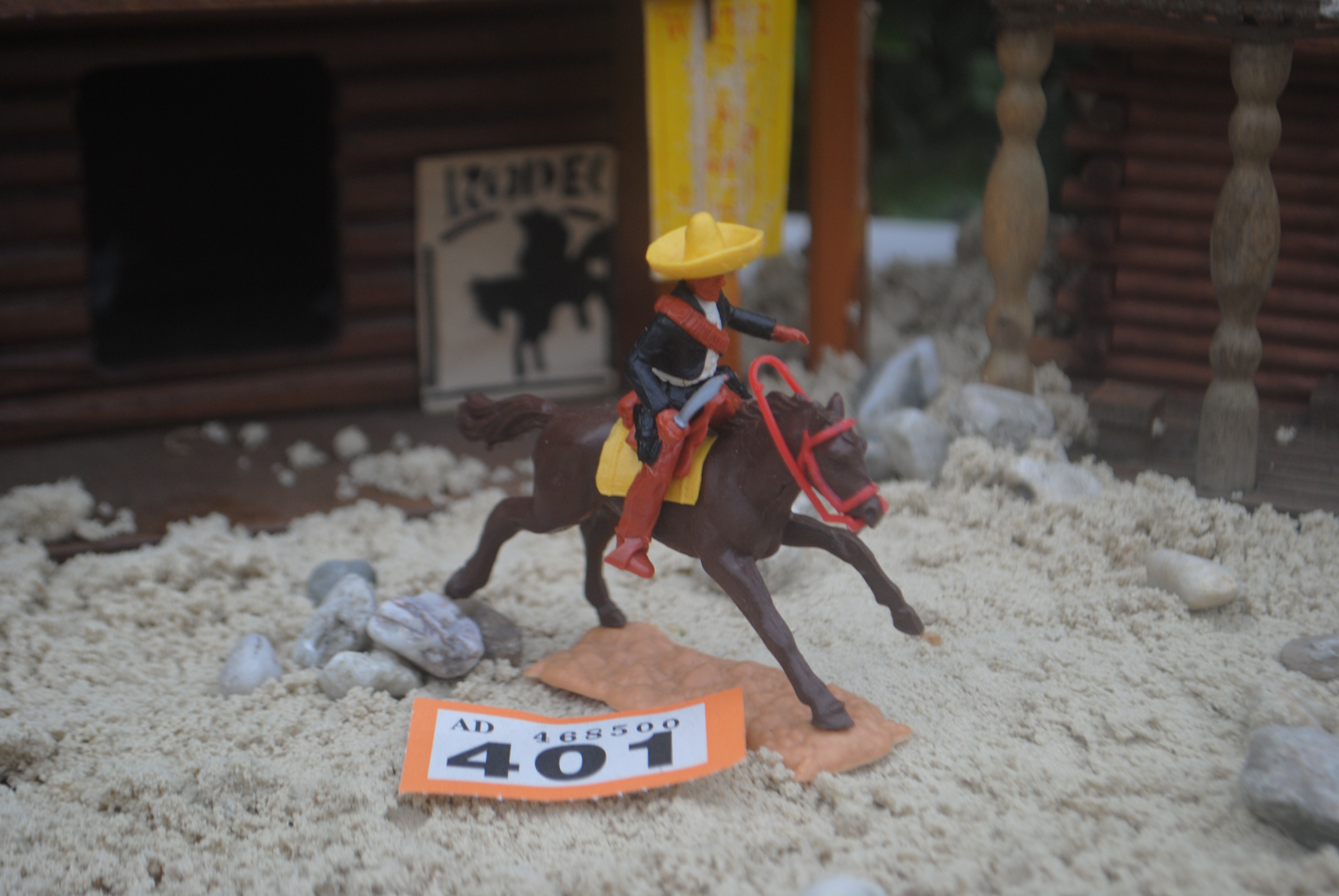 Timpo Toys O.401 Mexican Riding on Horse 2nd version 