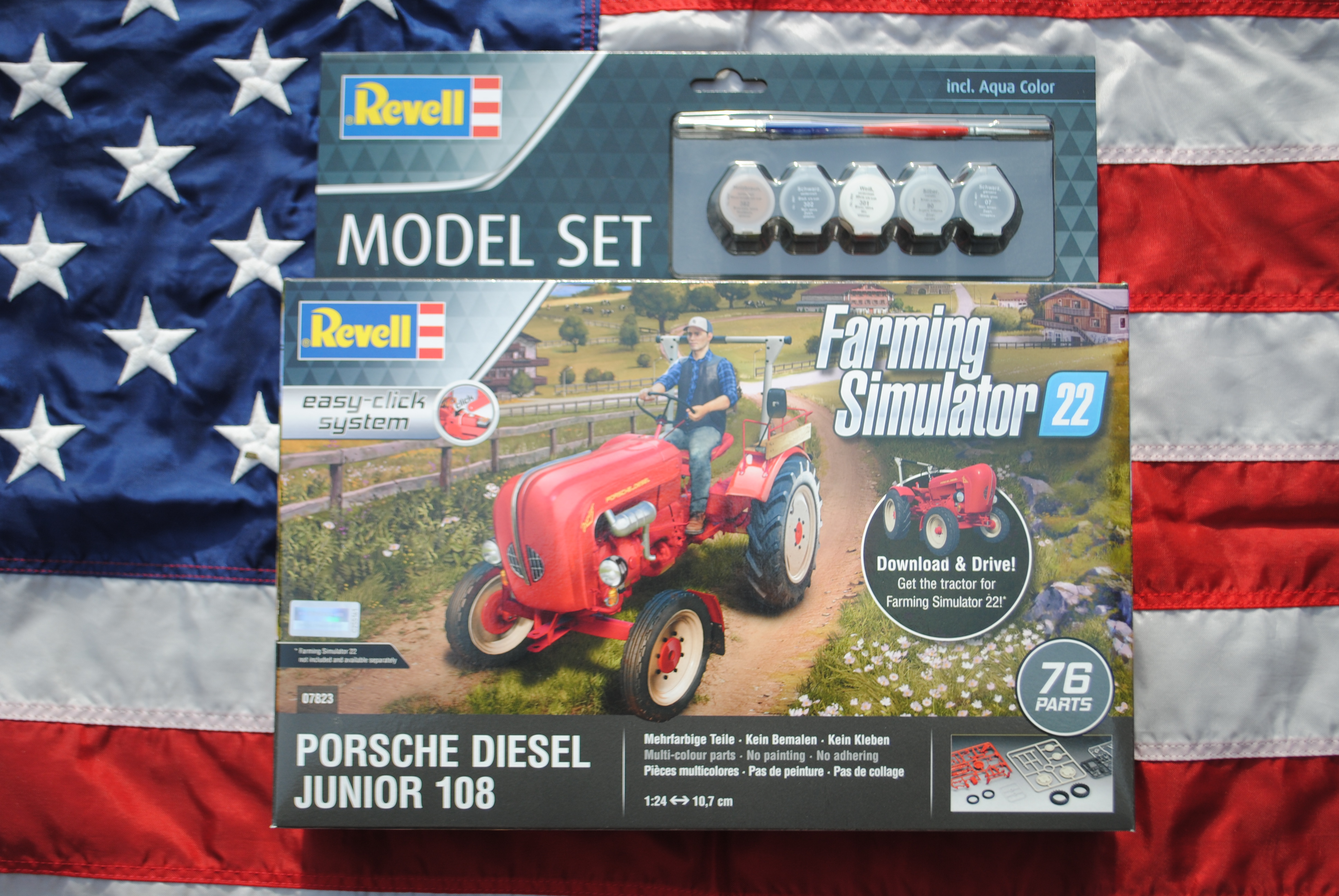 Maquette tracteur : Model Set Easy-Click : Porsche Junior 108