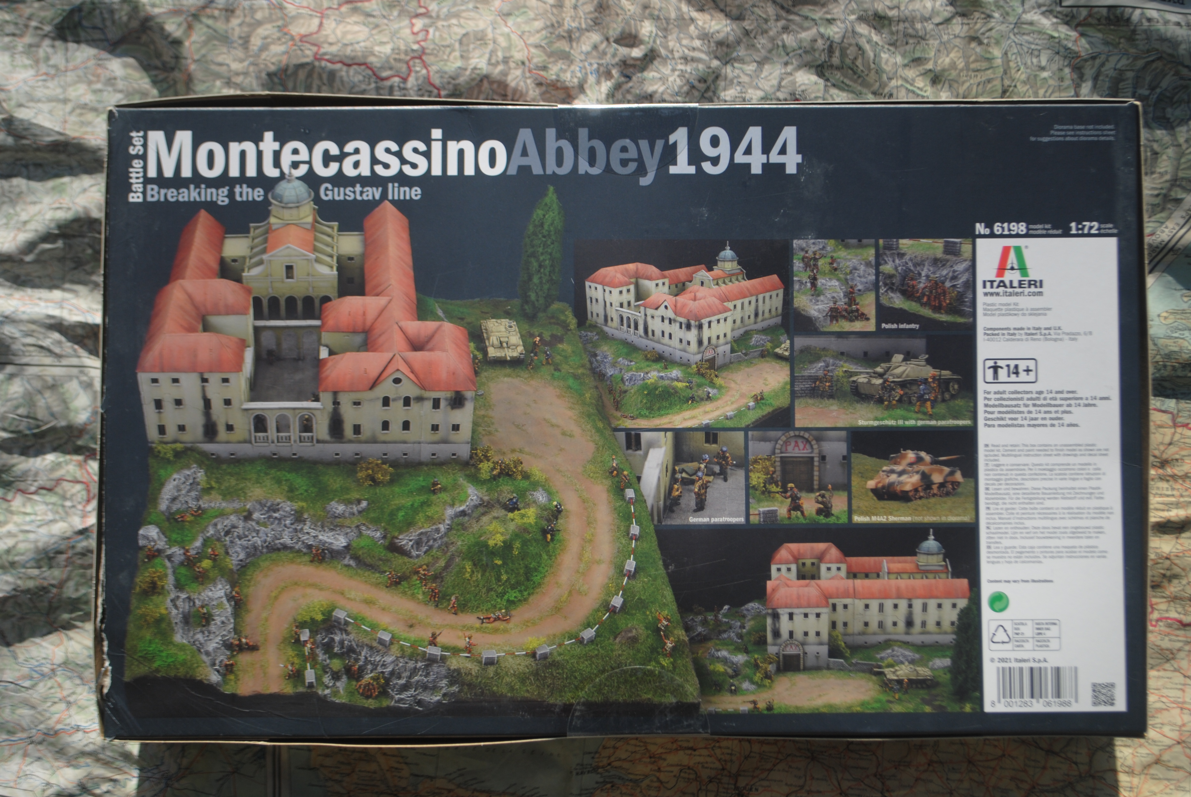 Italeri 6198 Montecassino Abbey 1944 - Breaking the Gustav Line Battle Set