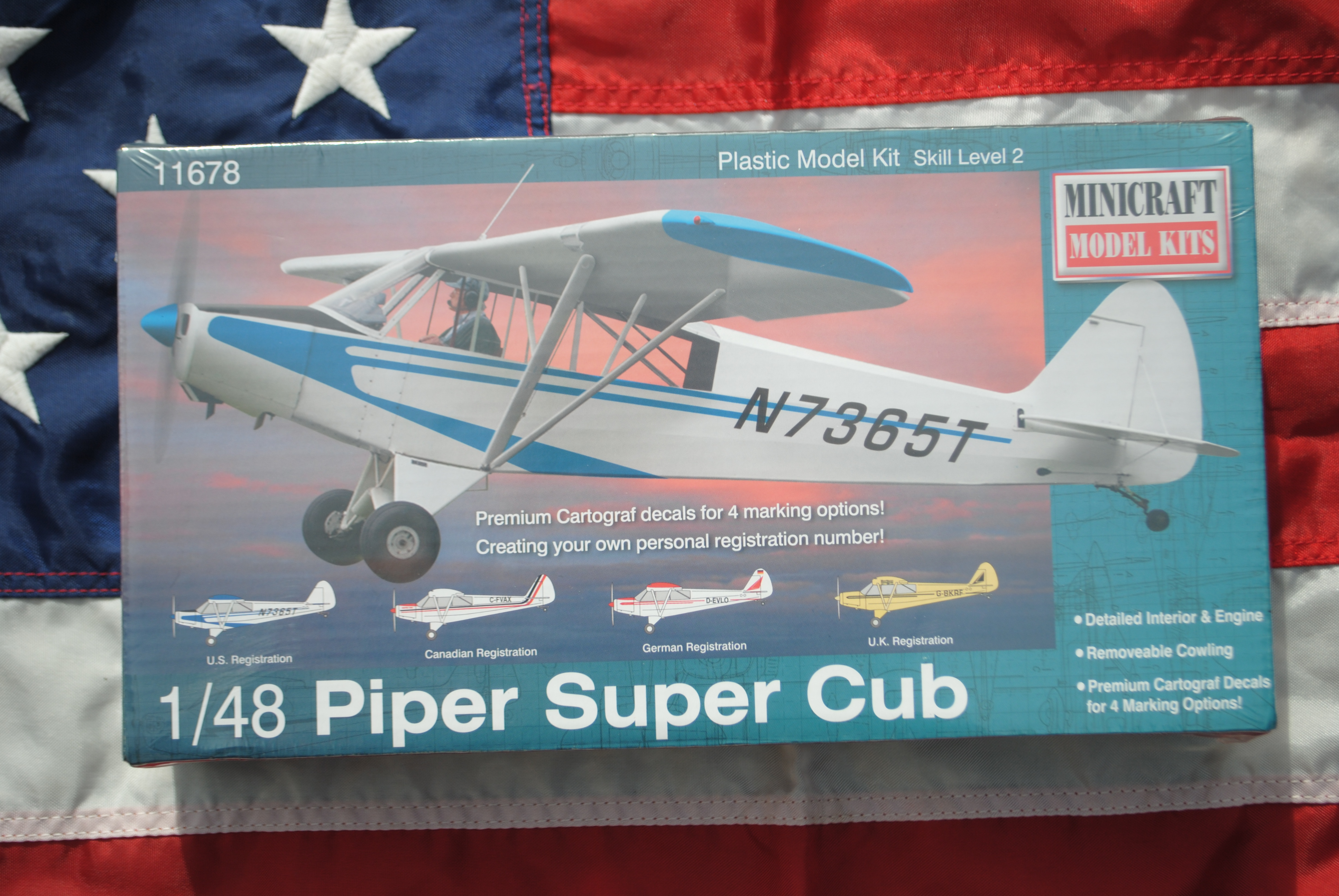 Minicraft Model Kits 11678 Piper Super Cub