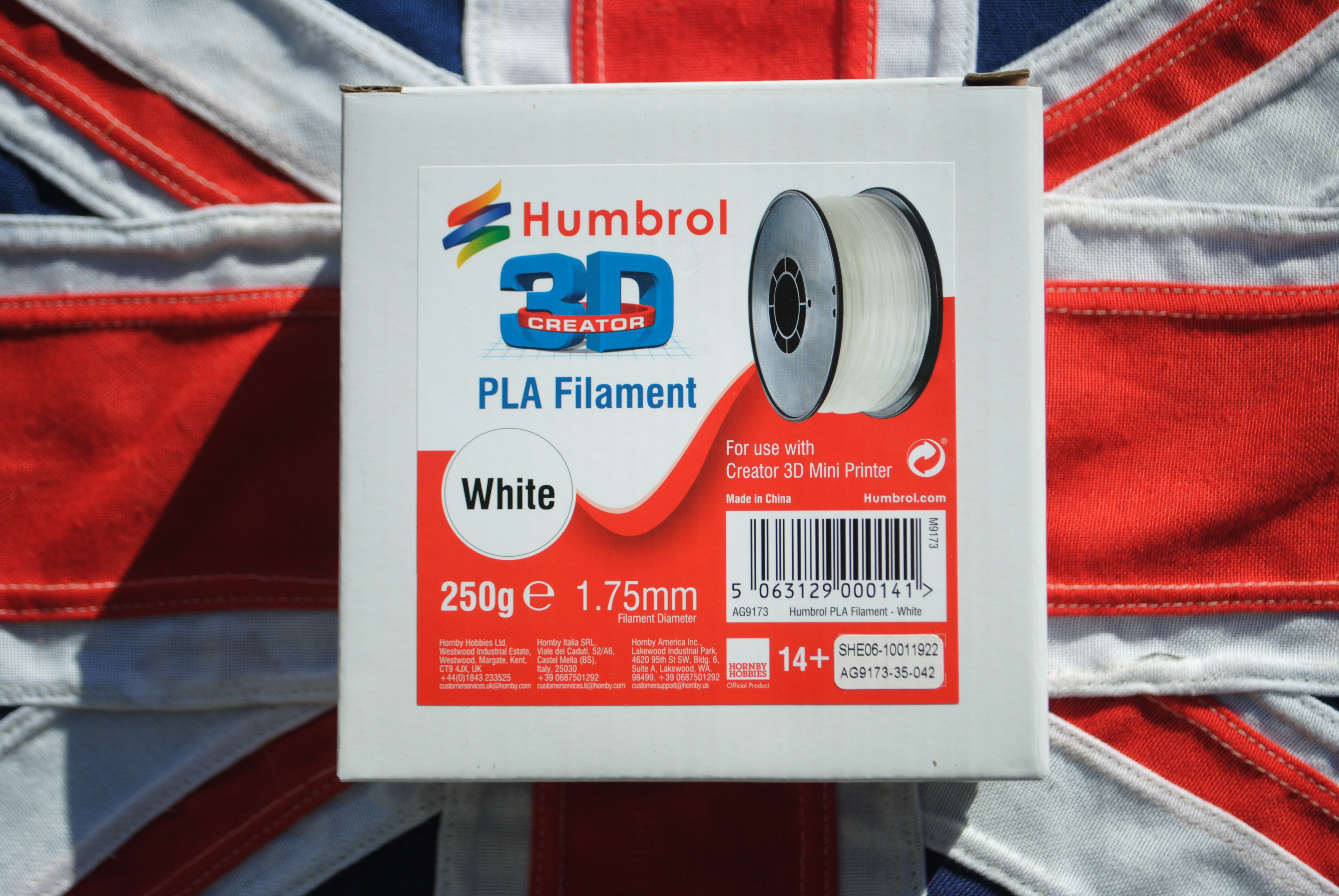 Humbrol AG9173 PLA Filament 'Wit'