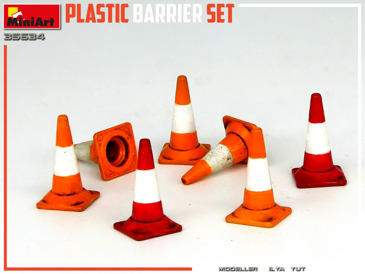 Mini Art 35634 Plastic Barrier Set