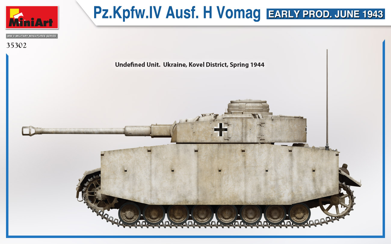 Mini Art 35302 Pz.Kpfw.IV Ausf.H Vomag Early Production June 1943