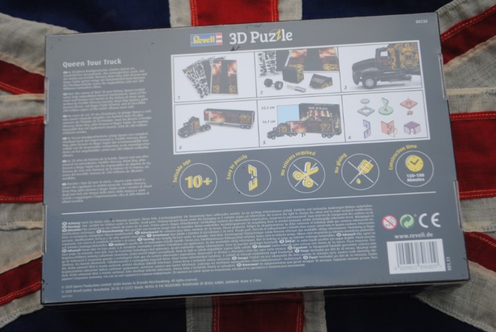 Revell 3D Puzzles- Revell 3D-00230-Camion Tourné…