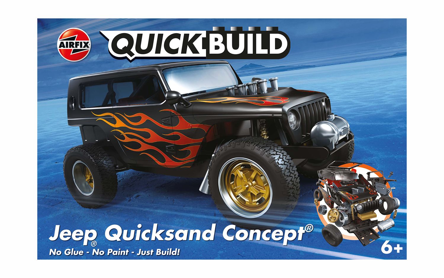 Airfix J6038 QUICKBUILD Jeep 'Quicksand' Concept