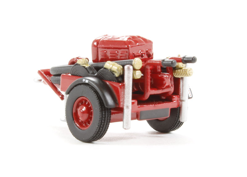 Oxford 76CCP003 Red Coventry Climax Pump Trailer