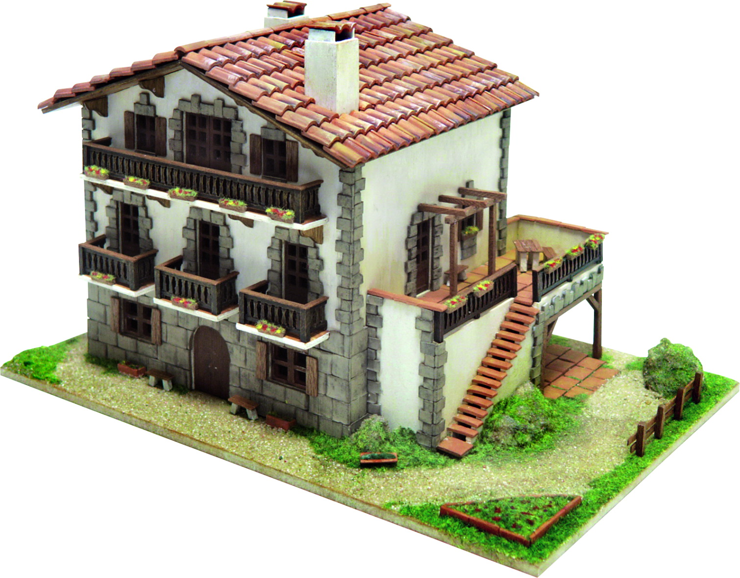 Domus Kits Domus Kits40099 2637 Piezas Romanica 22 St. Joan De Boi Churche  Modelo, Escala 1:87 - Promohobby