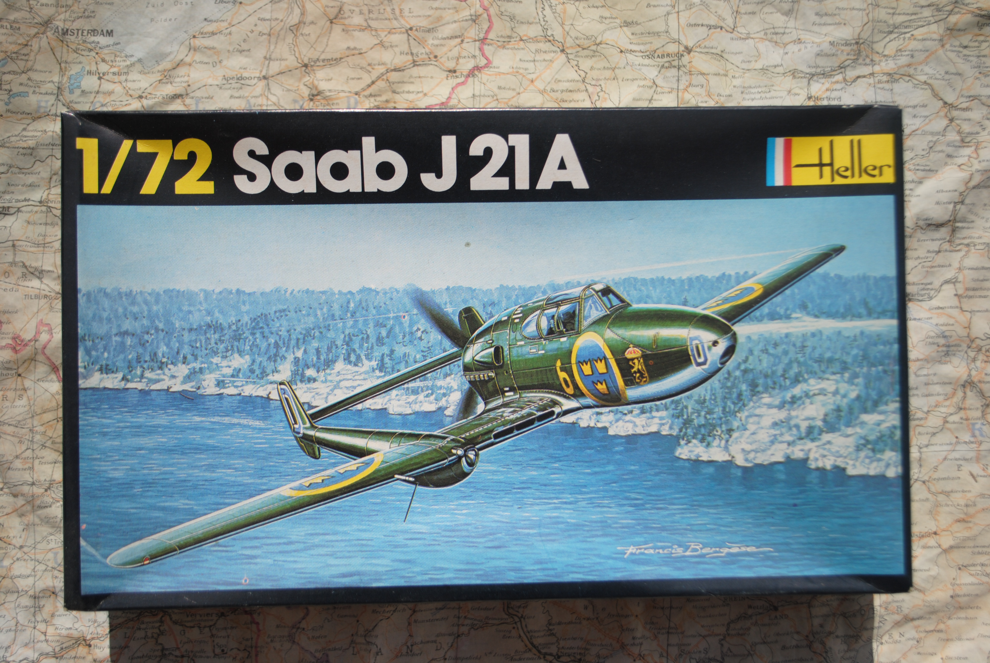 Heller 261 Saab J21A