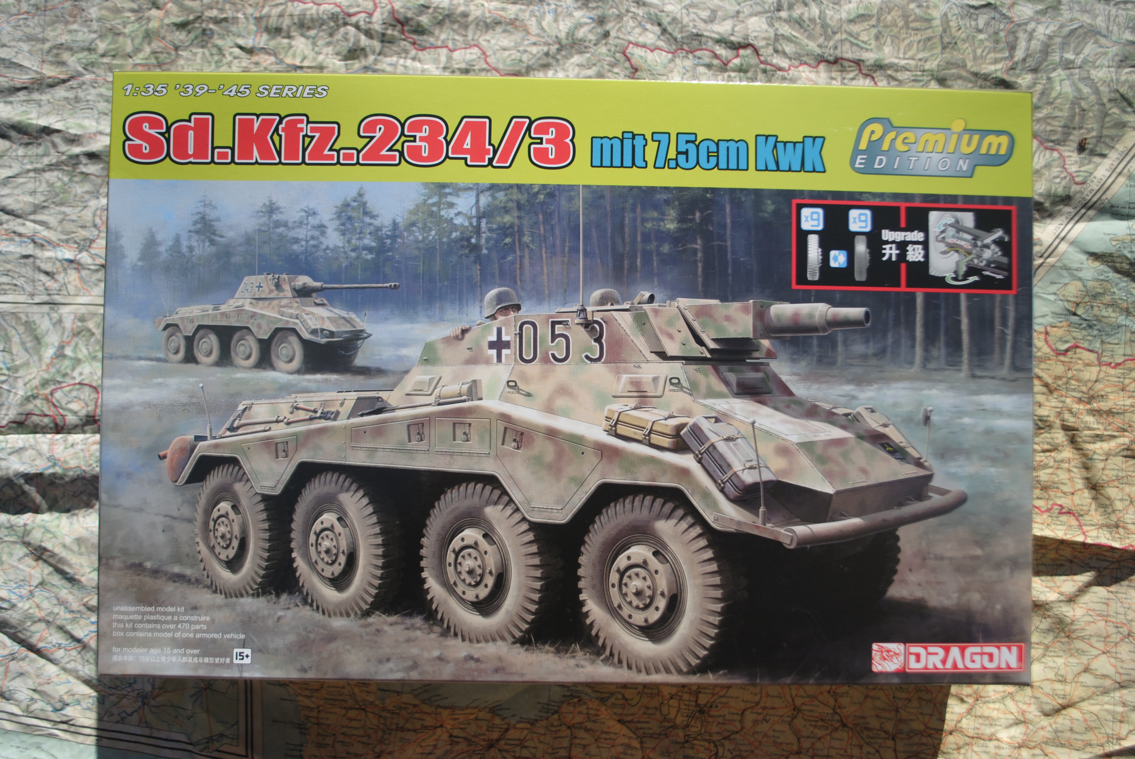 Dragon 6964 Sd.Kfz. 234/3 mit 7.5cm KwK '39-'45 Series Premium Edition