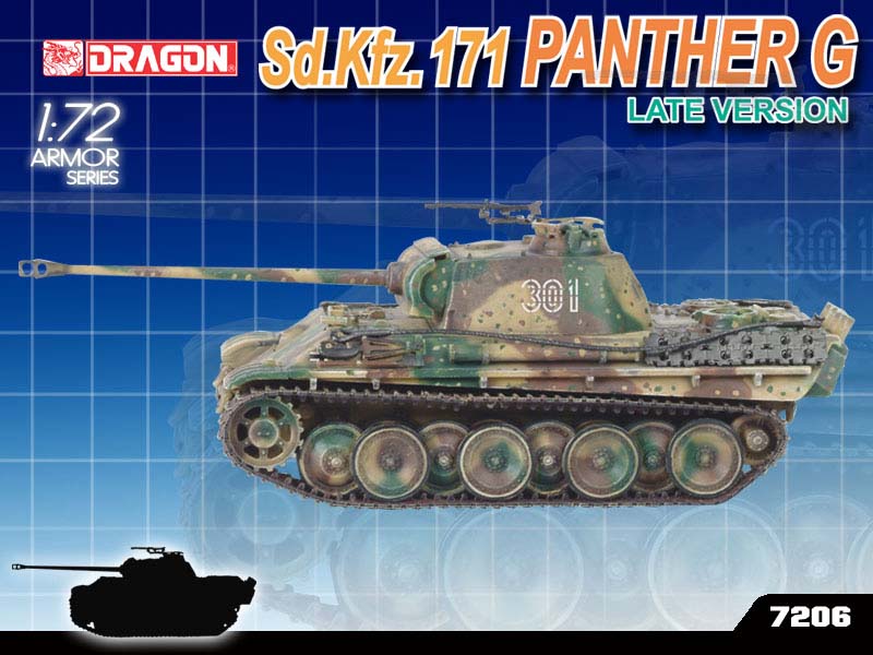 Dragon 7206 Sd.Kfz.171 PANTHER Ausf.G 'Late Version'