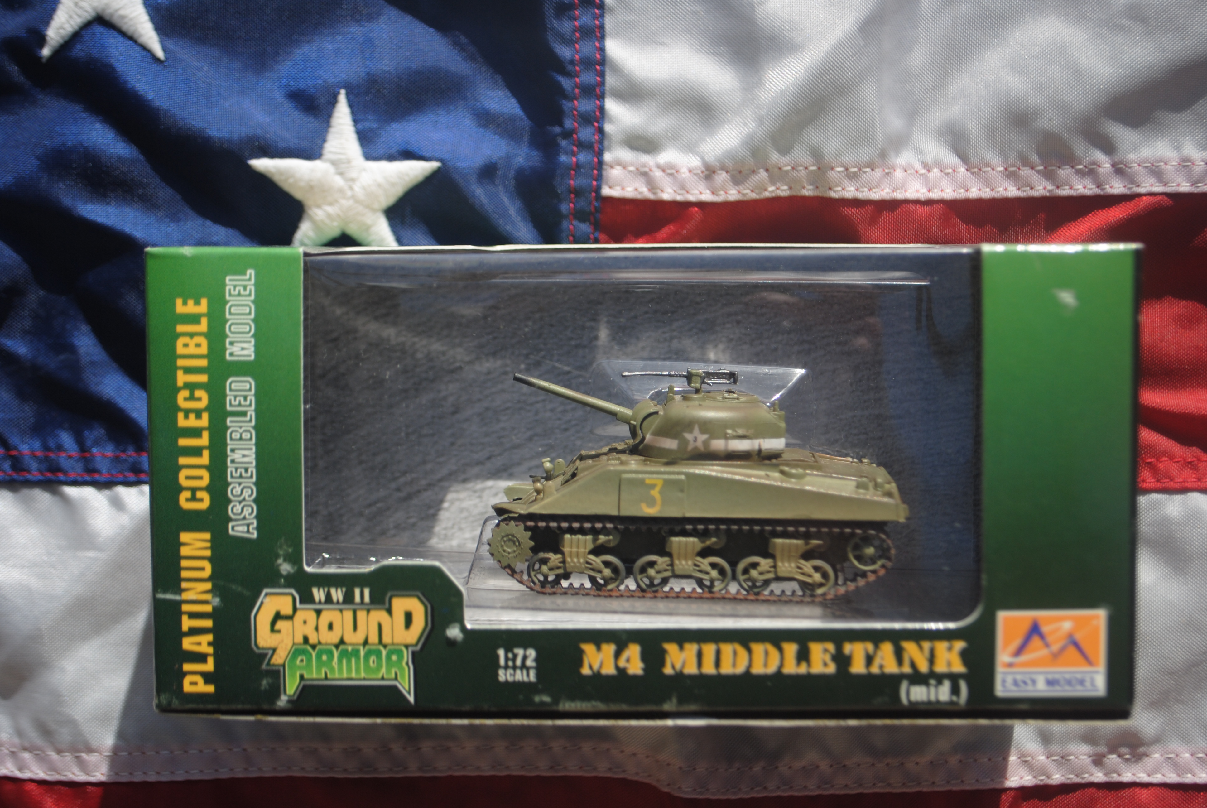 Easy Model 36252 Sherman M4 Middle Tank, U.S. Army, 1st Armored Division, No.3