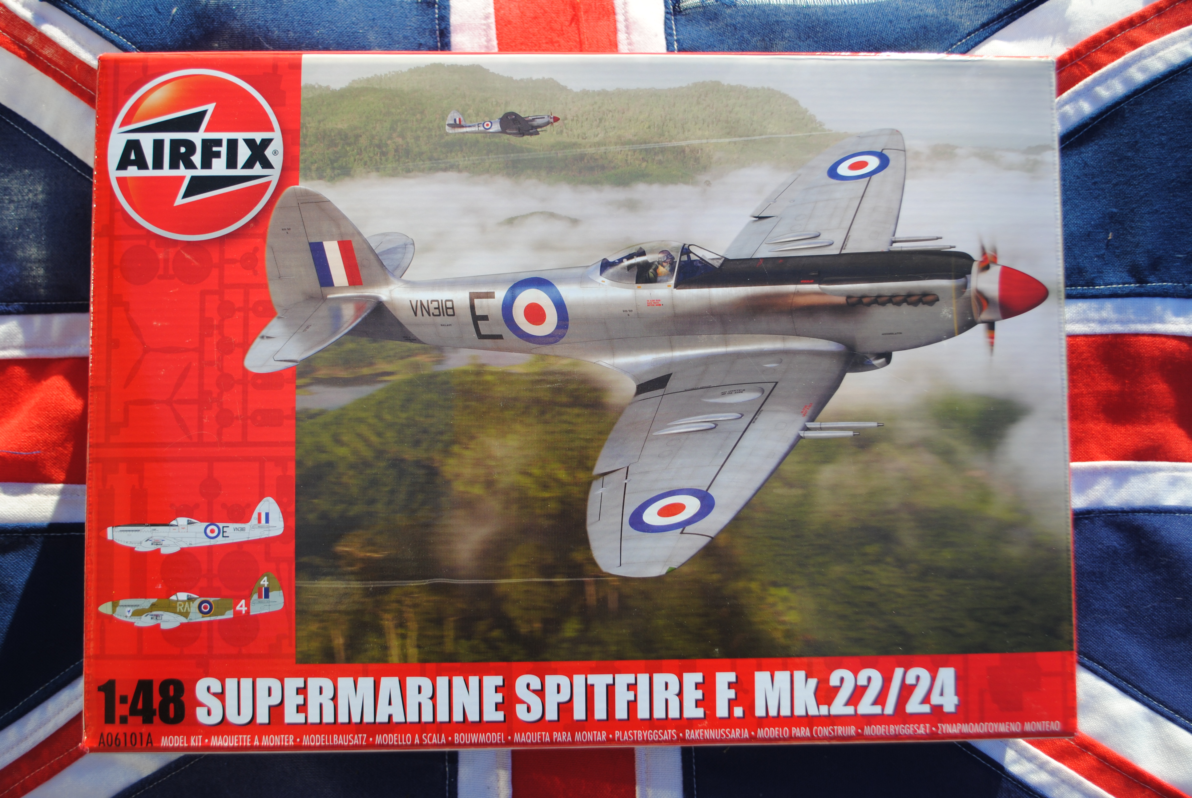 Maquette Vintage Avion de Chasse en Bois: Supermarine Spitfire 1/48