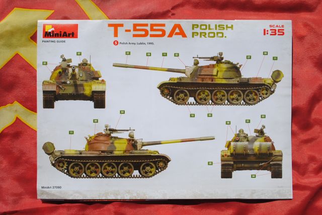 Mini Art 37090 T-55A Polish Production