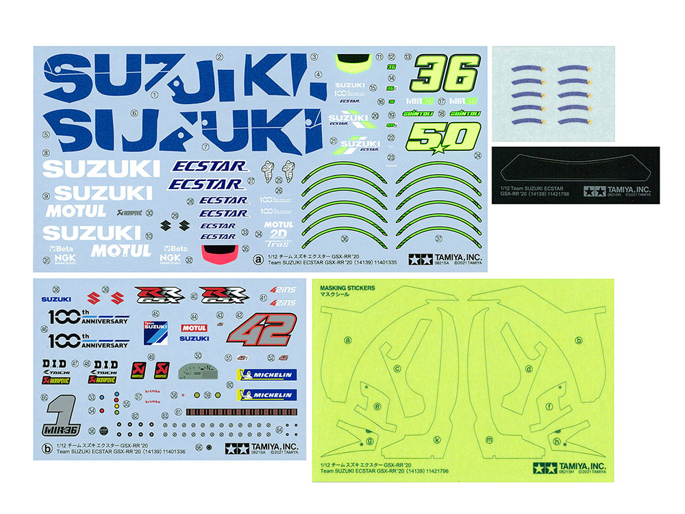 Tamiya 14139 Team Suzuki Ecstar GSX-RR '20