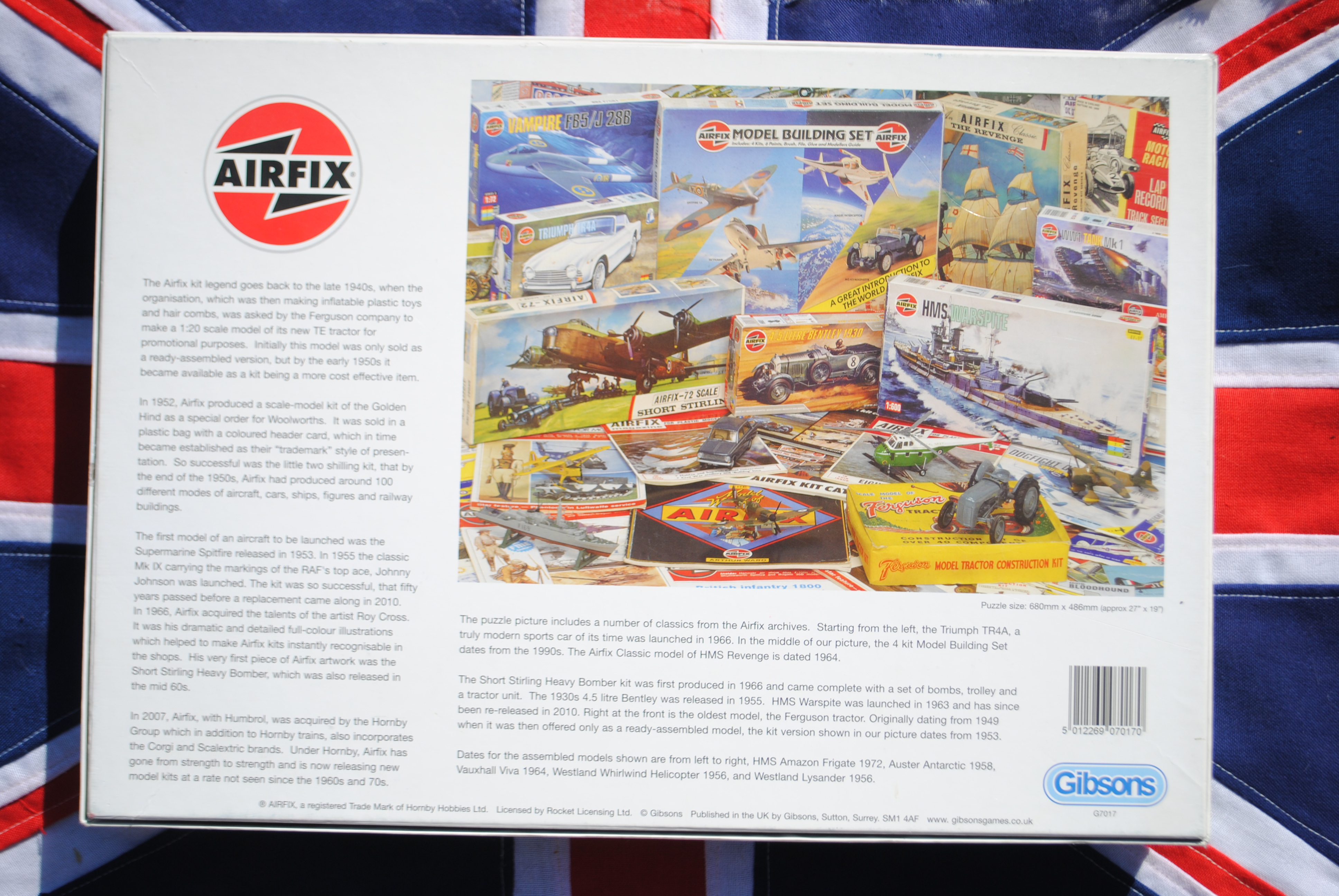 Gibsons Airfix G7017 THROUGH THE AGES '1000pc Jigsaw Puzzle'
