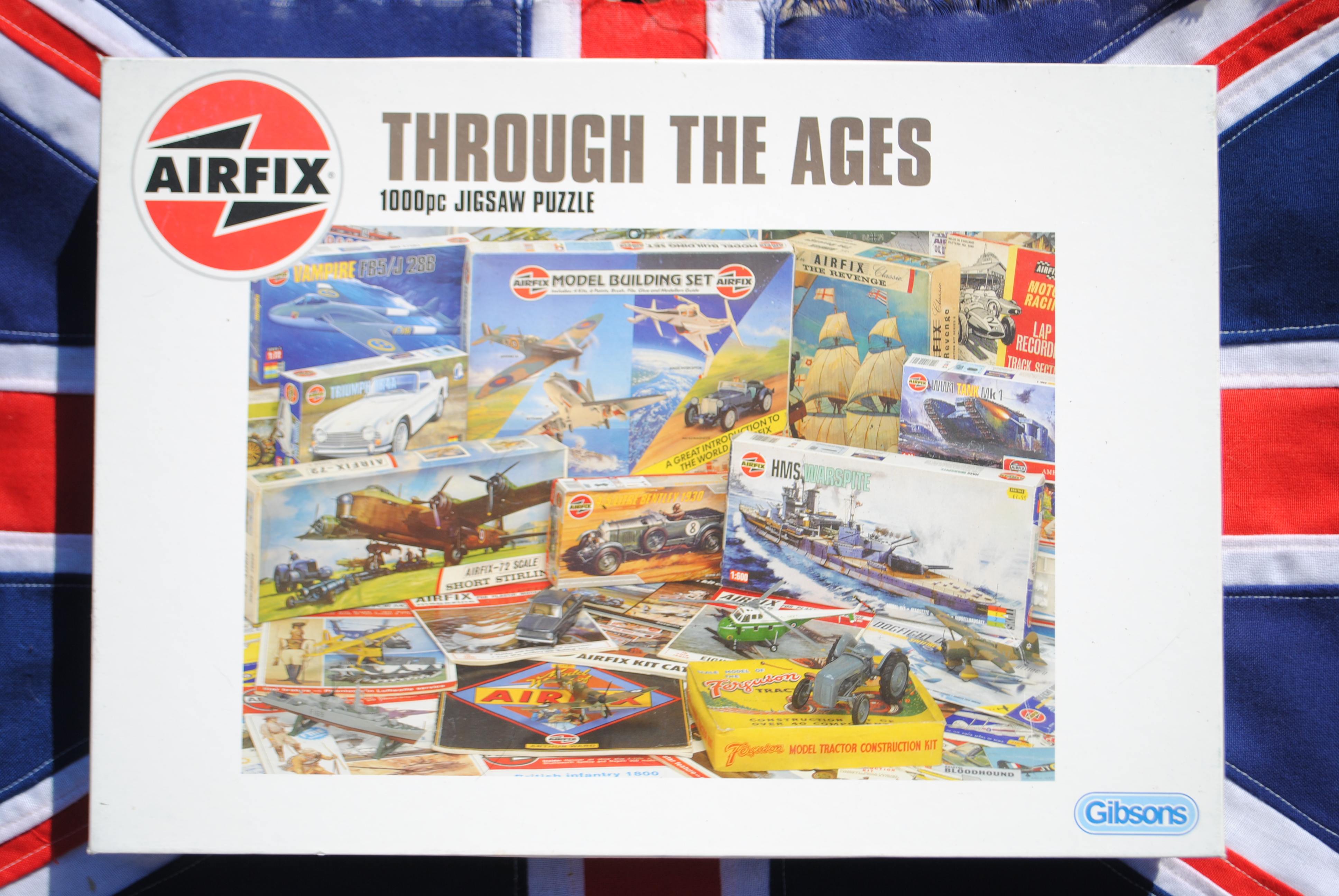 Gibsons Airfix G7017 THROUGH THE AGES '1000pc Jigsaw Puzzle'