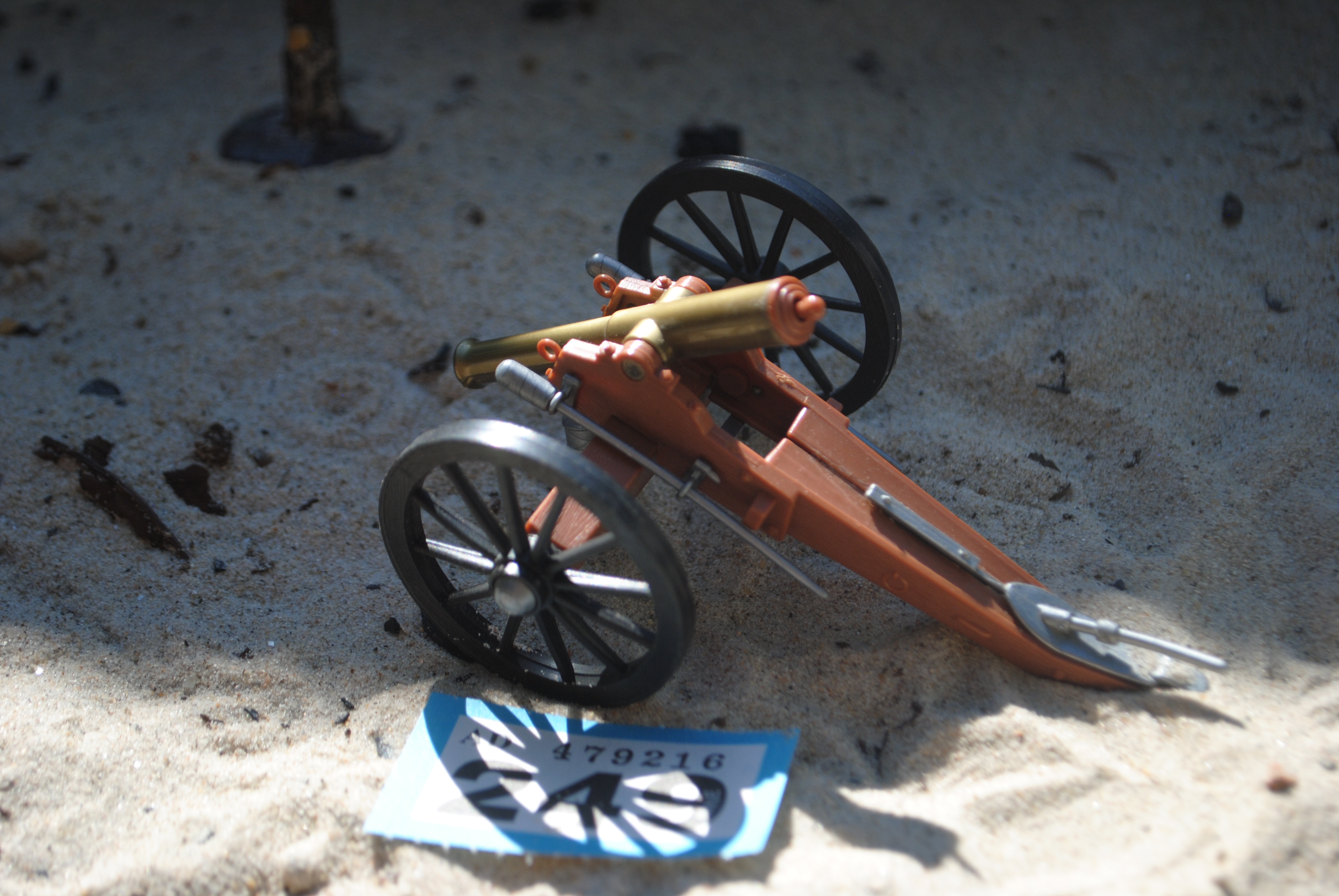 Timpo Toys B.249 American Civil War 6 POUNDER FIELD GUN CANNON ARTILLERY PIECE