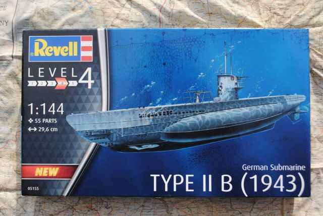 1/1250 German 3rd Submarine Squadron, Paper Model - EcardModels