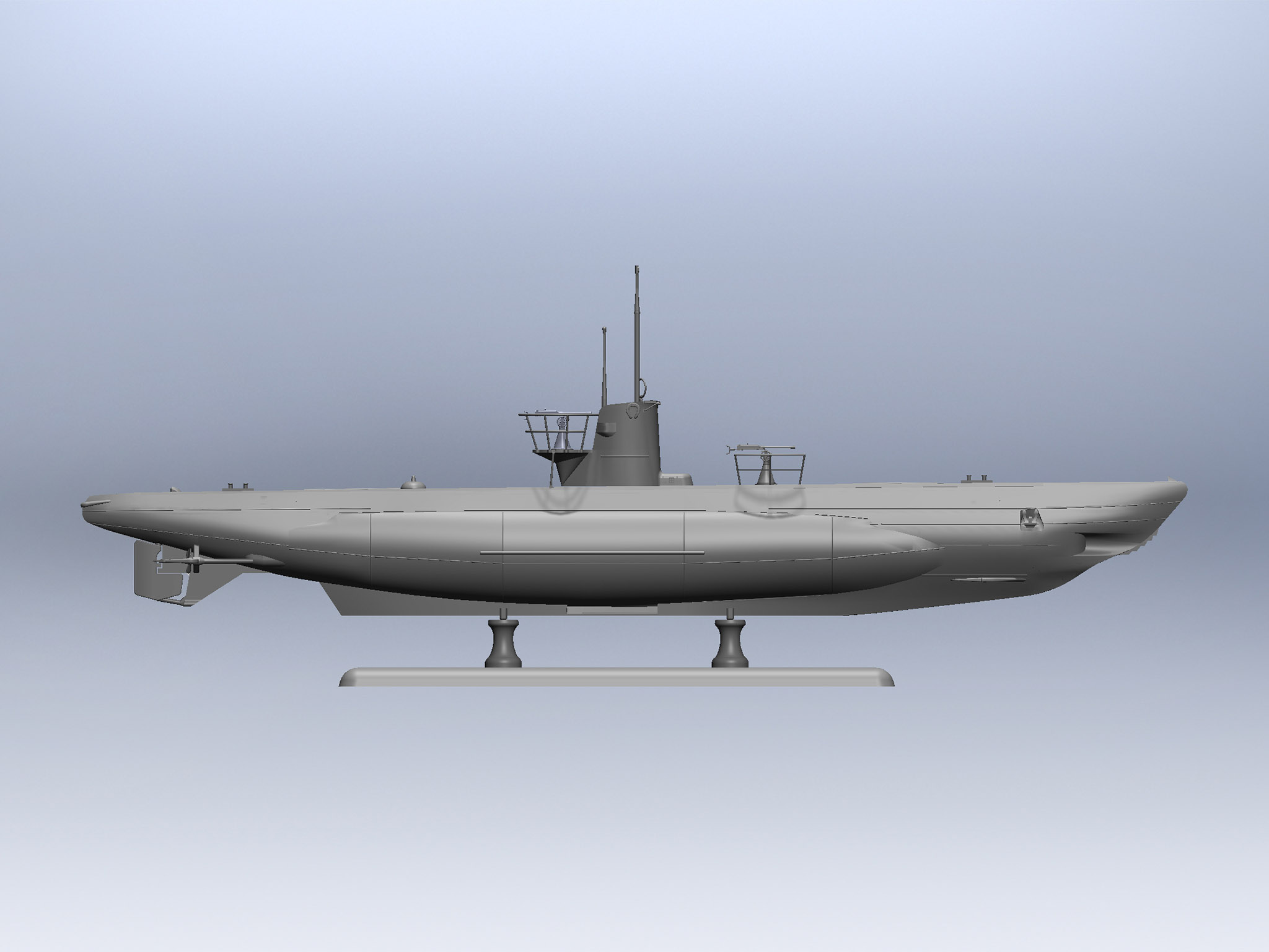 ICM S.010 U-Boat Type IIB (1943) German Submarine