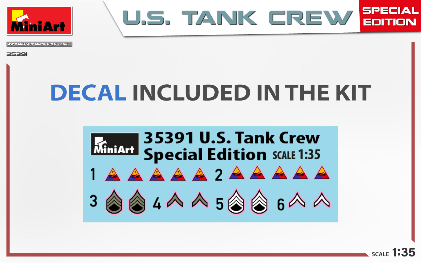 Mini Art 35391 U.S. TANK CREW. SPECIAL EDITION