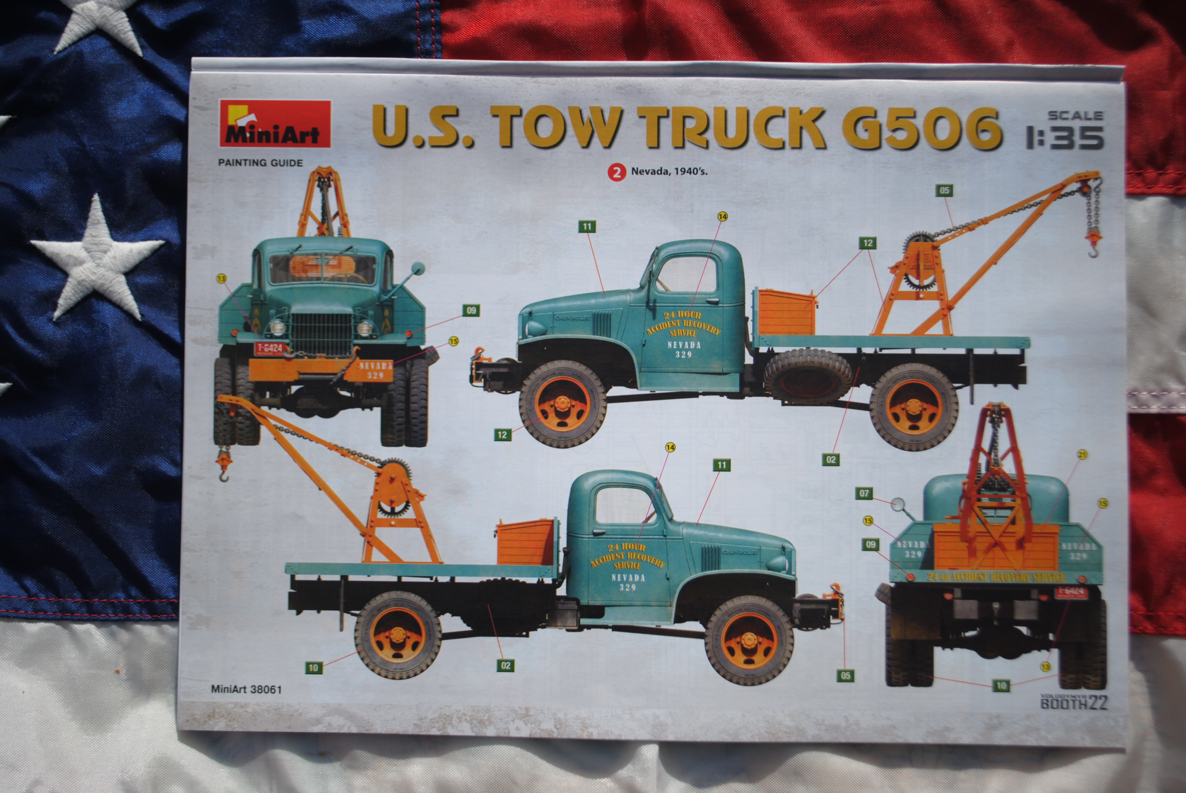 Mini Art 38061 U.S. Tow Truck Chevrolet G506