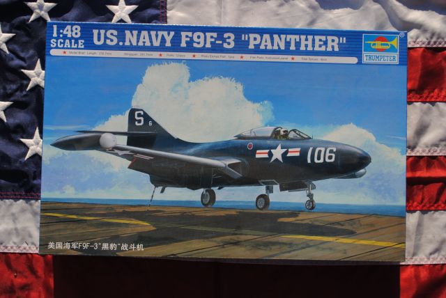 Trumpeter 02834 U.S.NAVY F9F-3 PANTHER