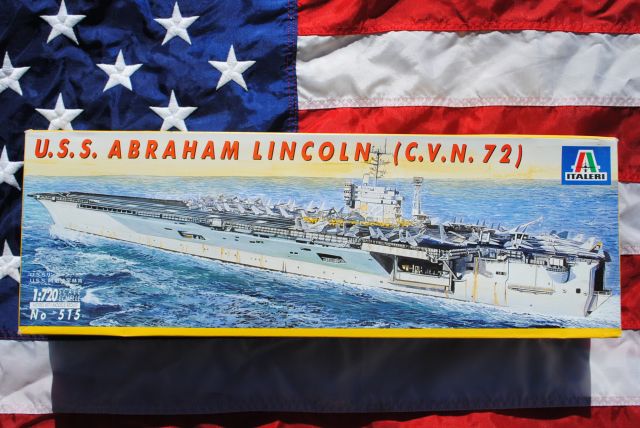 Italeri 515 U.S.S. ABRAHAM LINCOLN C.V.N.72 Aircraft Carrier 