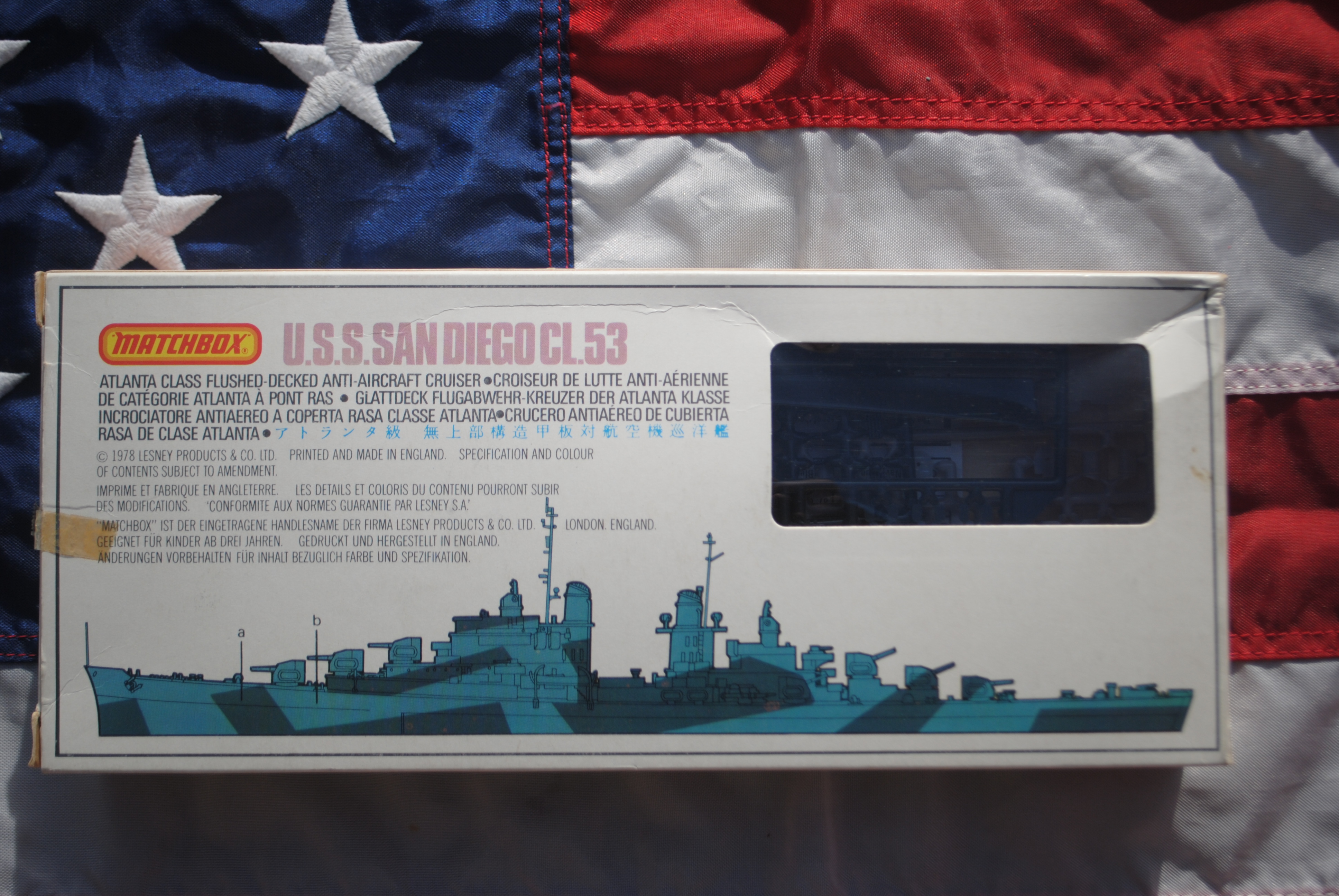 Matchbox PK-163 U.S.S. San Diego 'CL-53'
