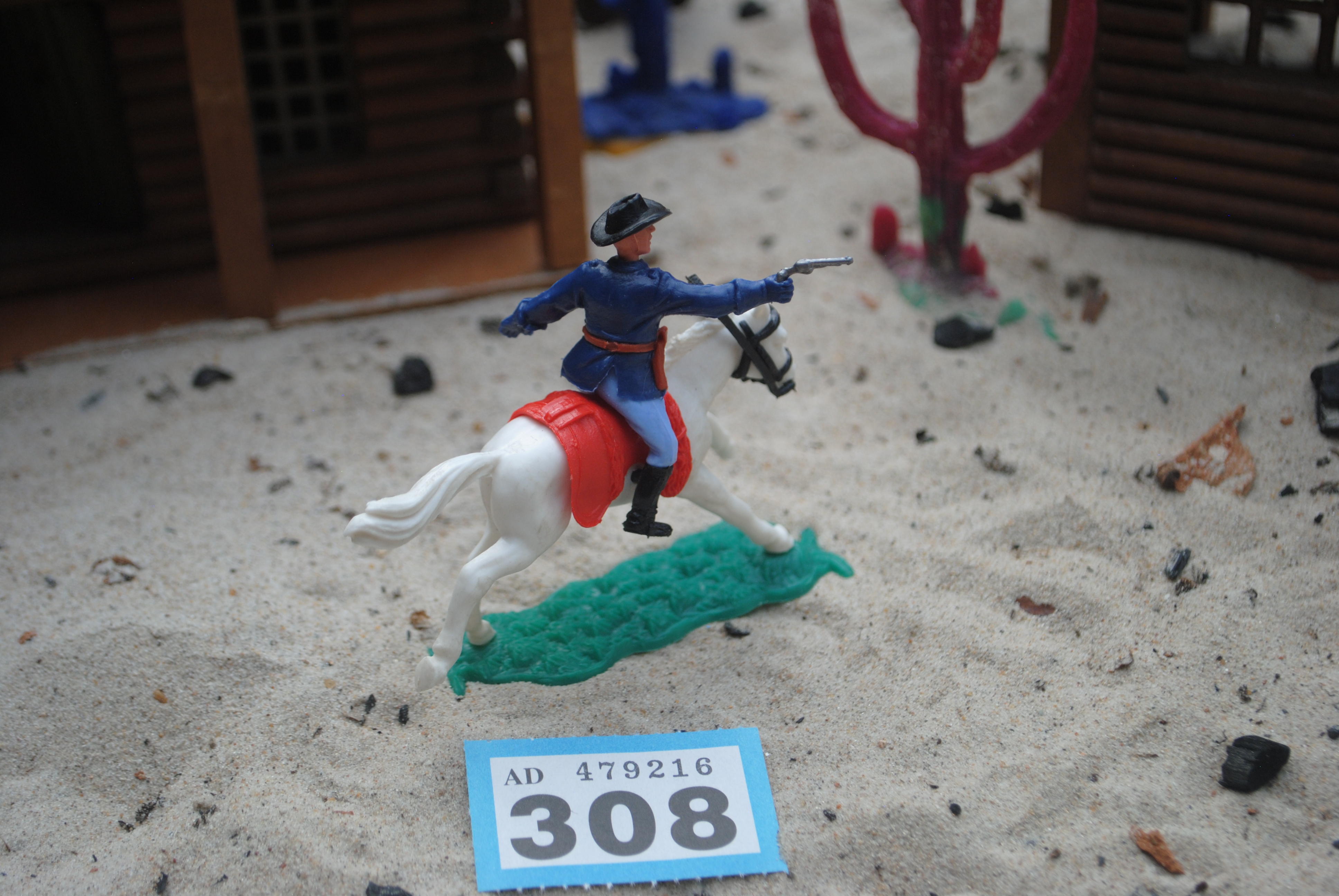Timpo Toys B.308 Union Army Soldier riding American Civil War / US 7th Cavalry 2nd version 