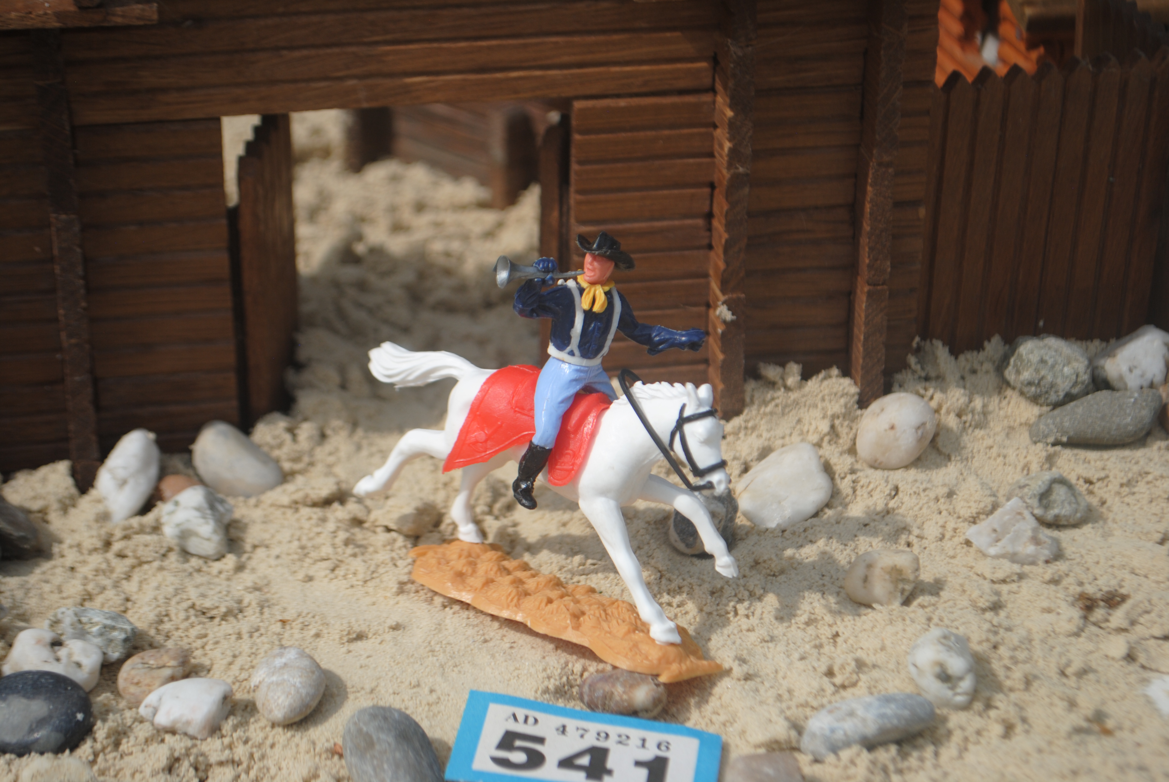 Timpo Toys B.541 Union Army Soldier riding American Civil War / US 7th Cavalry 2nd version 