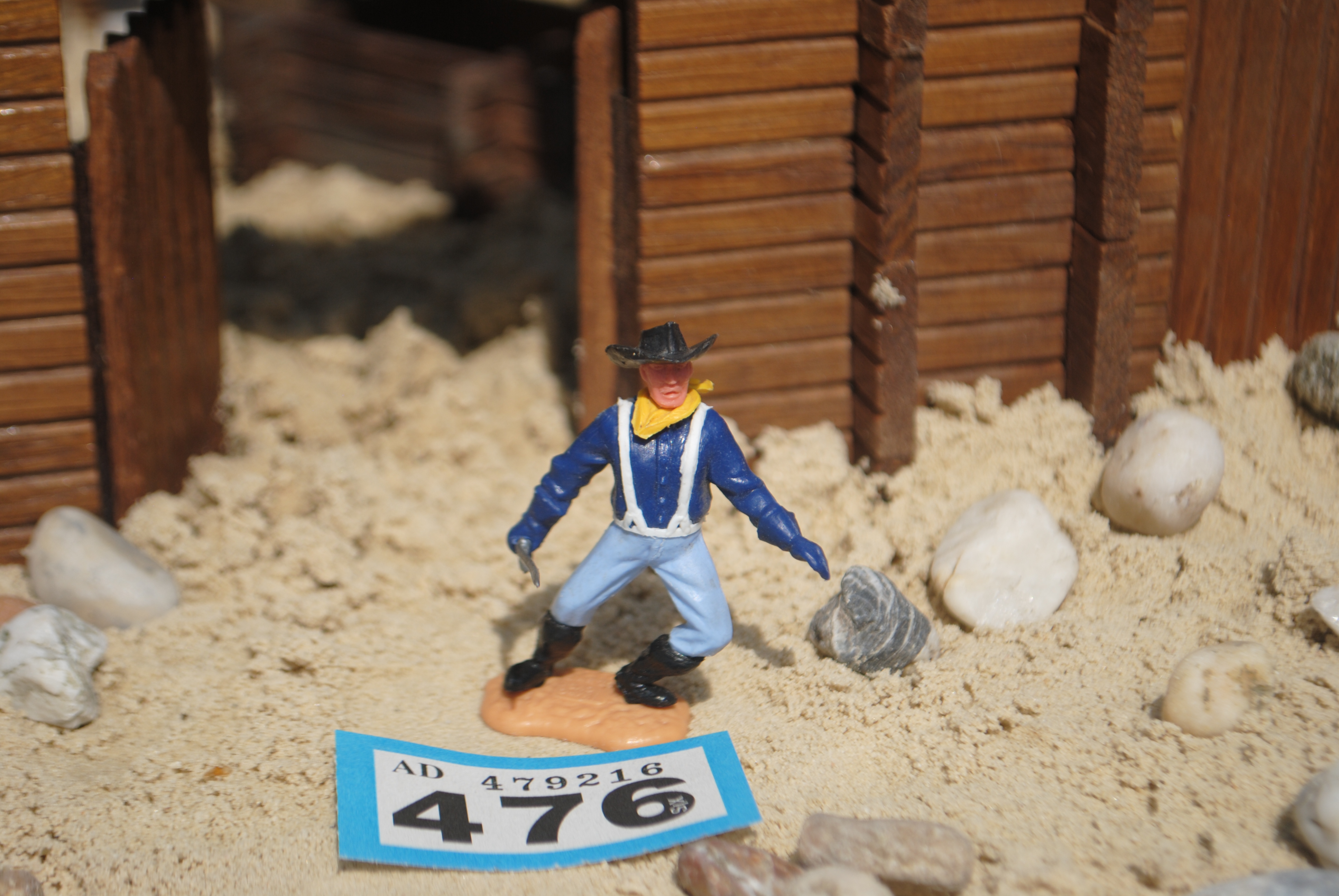 Timpo Toys B.476 Union Army Soldier standing American Civil War / US 7th Cavalry 2nd version 