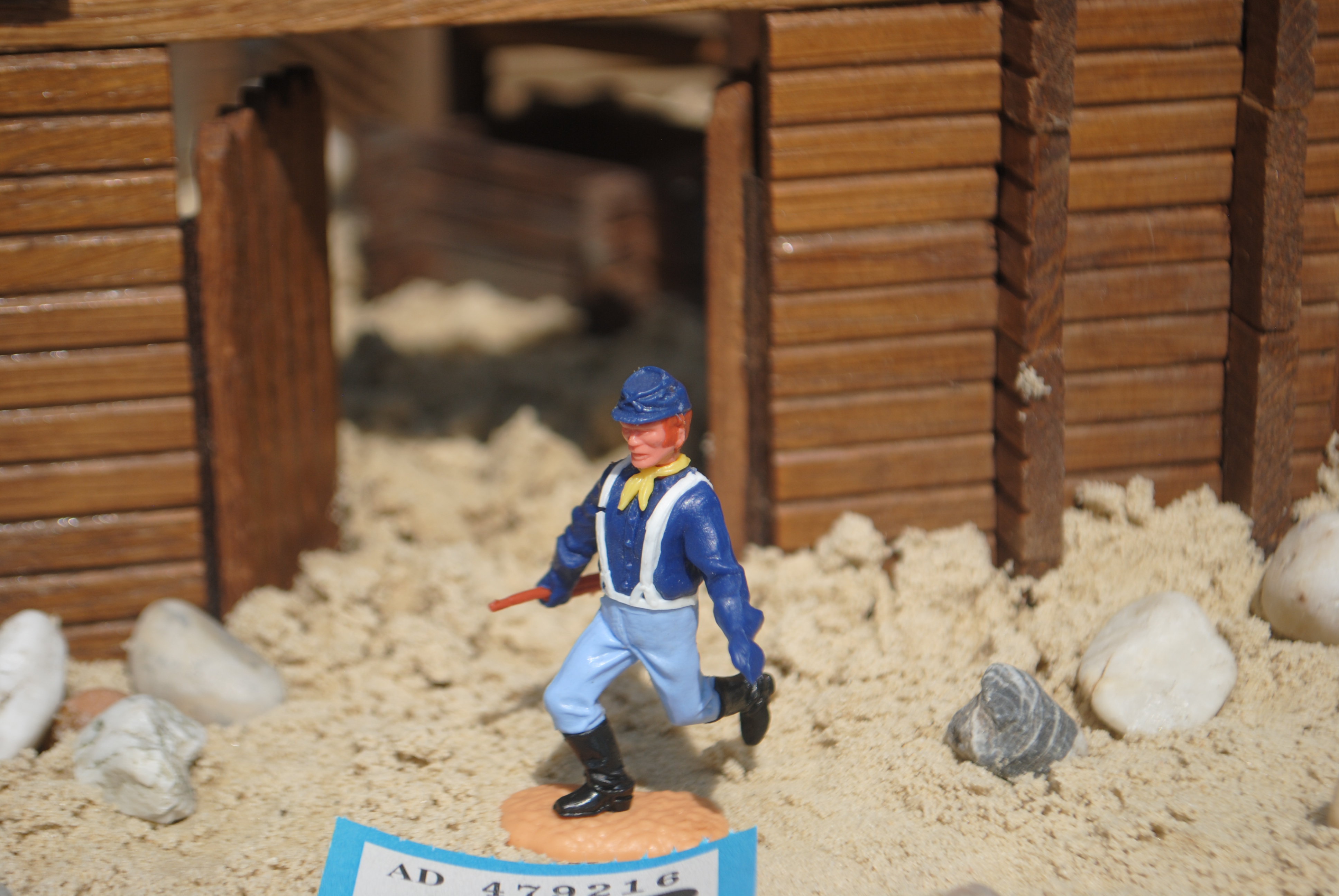 Timpo Toys B.468 Union Army Soldier standing American Civil War / US 7th Cavalry 3rd version 