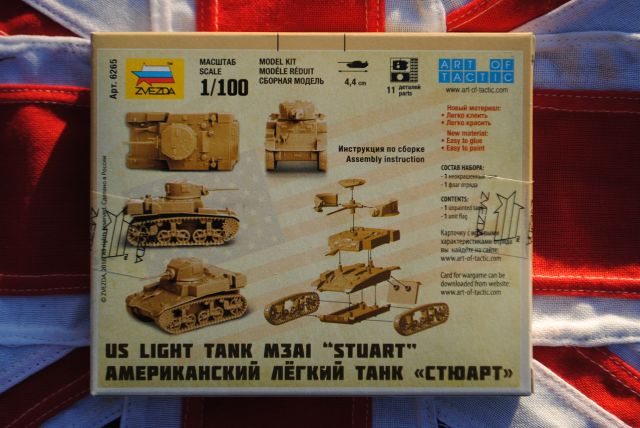 Zvezda 6265 US Light Tank M3A1 STUART
