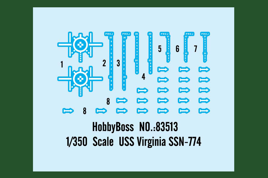 Hobby Boss 83513 USS VIRGINIA SSN-774