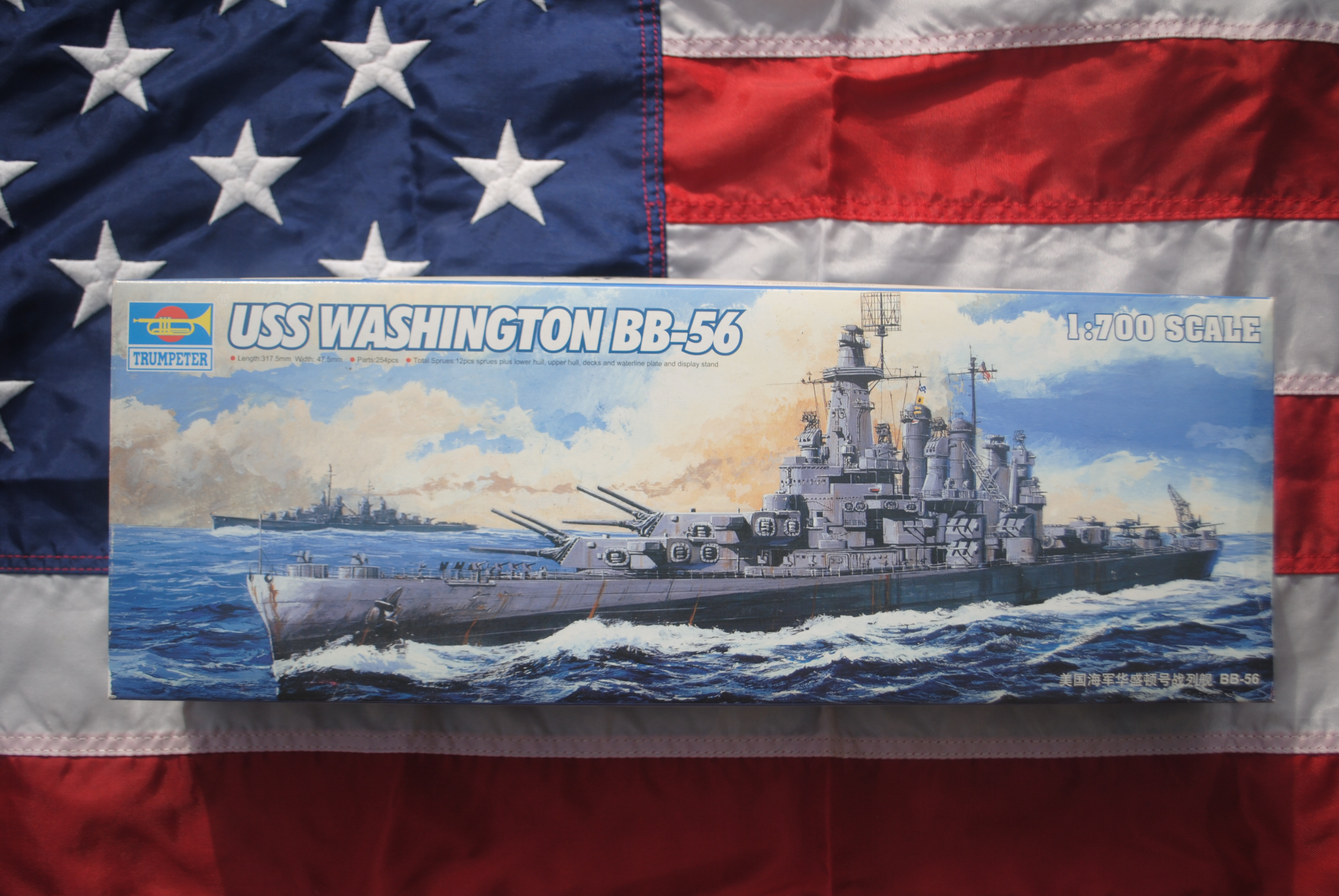 Trumpeter 05735 USS Washington BB-56