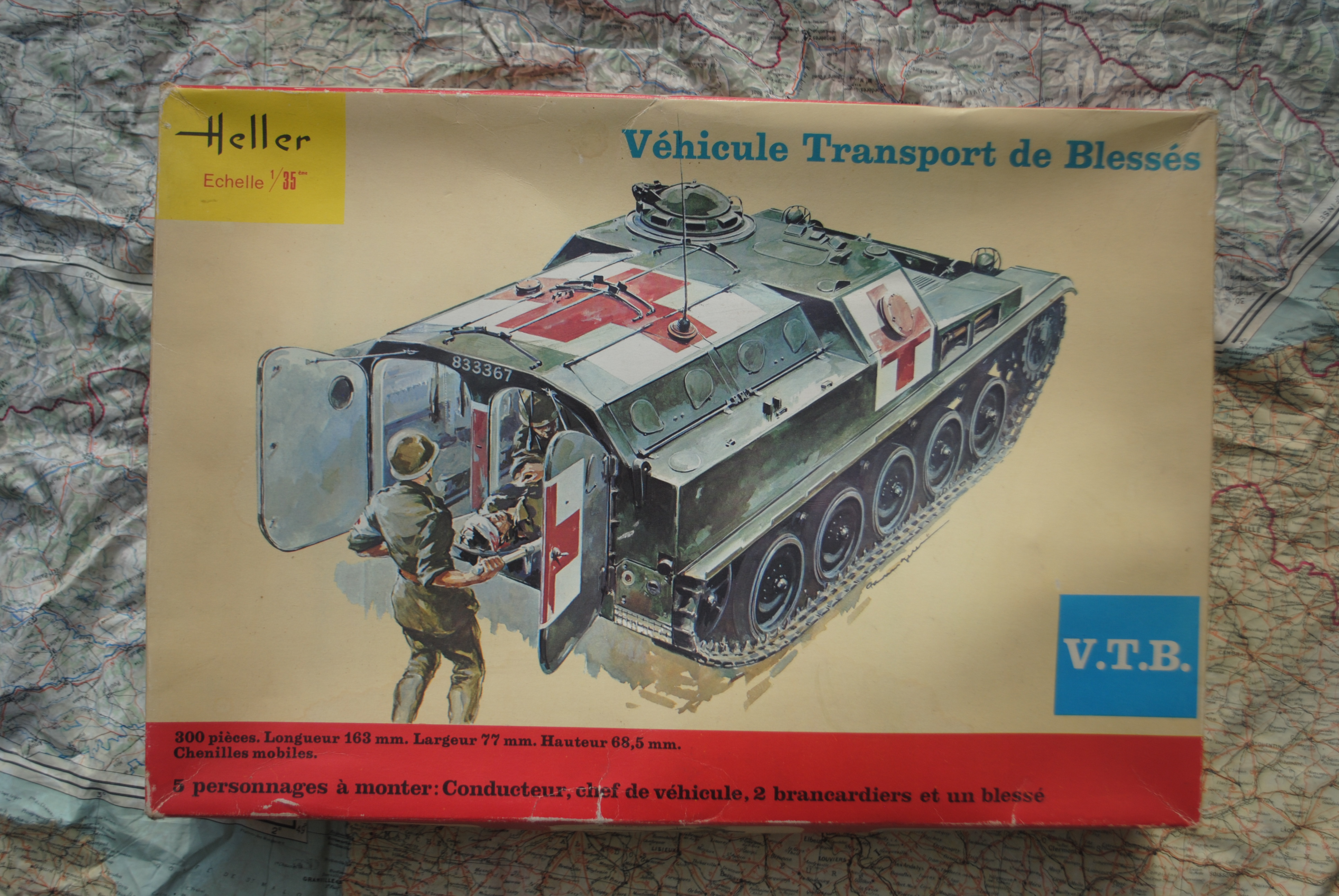 Heller 787 Véhicule Transport de Blessés V.T.B. transport vehicle
