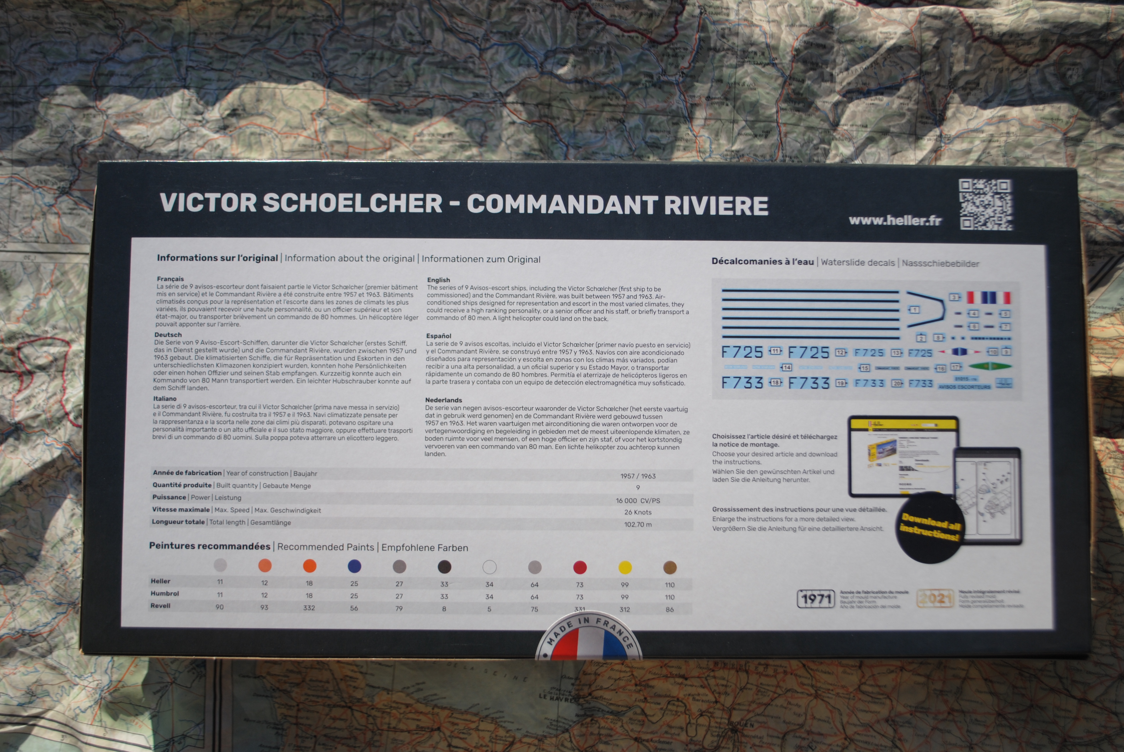 Heller 81015 Victor Schoelcher - Commandant Riviere