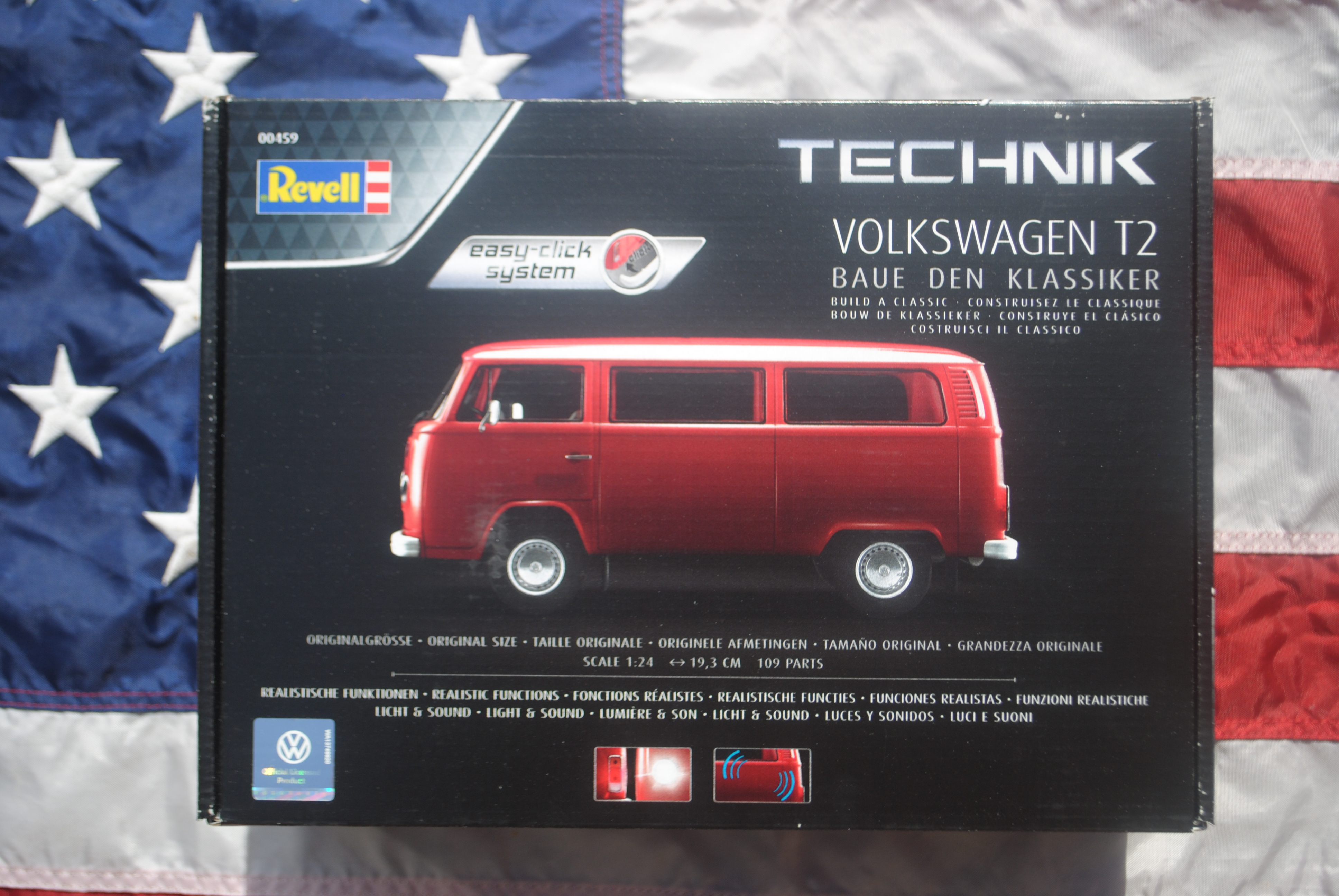 Revell 1/24 easy-click VW T2 Bus model kit review