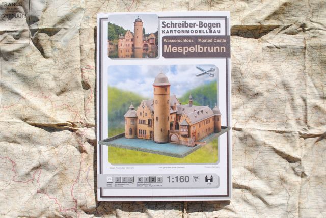 Schreiber-Bogen kartonmodellbau 710 Wasserschloss Moated Castle Mespelbrunn