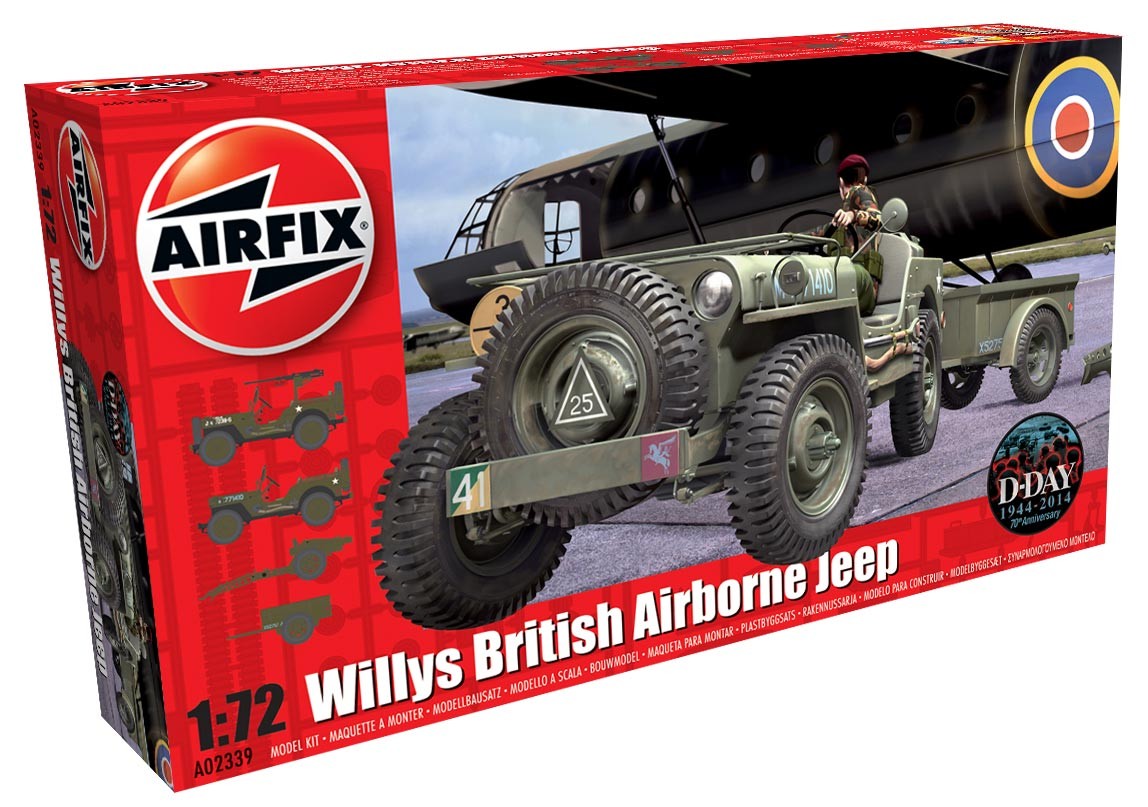 Airfix A55117 Willys British Airborne Jeep WWII