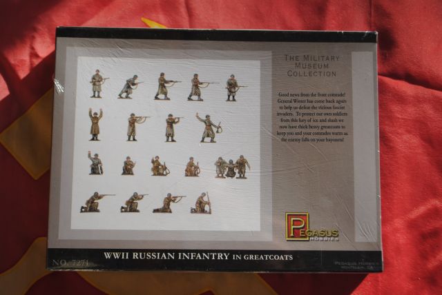 Pegasus hobbies 7271 WWII Russian Infantry in Greatcoats