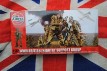 Airfix A04710 WWII British Infantry Support Set 1:32 Scale Military Series 3 Figures