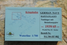 WL-700-HF-002 German Navy Harbor / Tankstation with Tanking-Pier
