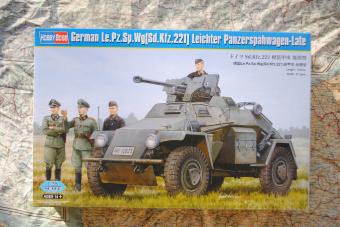 HobbyBoss 83814 German Le.Pz.Sp.Wg. (Sd.Kfz. 221) Leichter Panzerspähwagen (late)