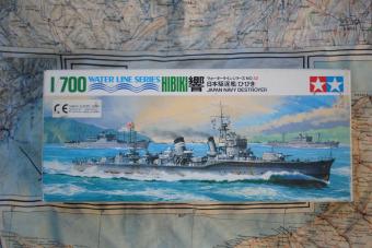 Tamiya WL.D052 Japan Navy Destroyer Hibiki 響 Water Line Series