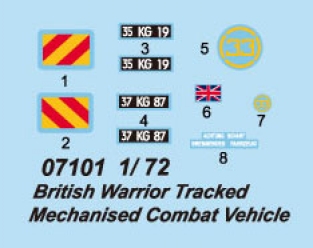 TR07101  British Warrior Tracked Mechanised Combat Vehicle