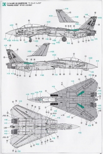 Has.09697 F-14B Tomcat VF-143 Pukin Dogs Last Cruise