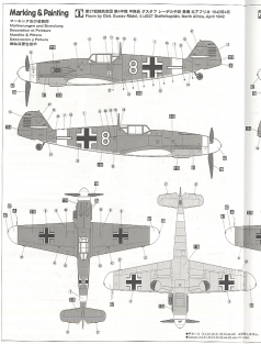 Has.09804 Messerschmitt Bf109F-4 Trop JG27 Africa