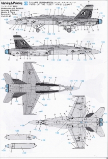 Hasegawa 09829 F/A-18C Hornet VFA-97 Warhawks